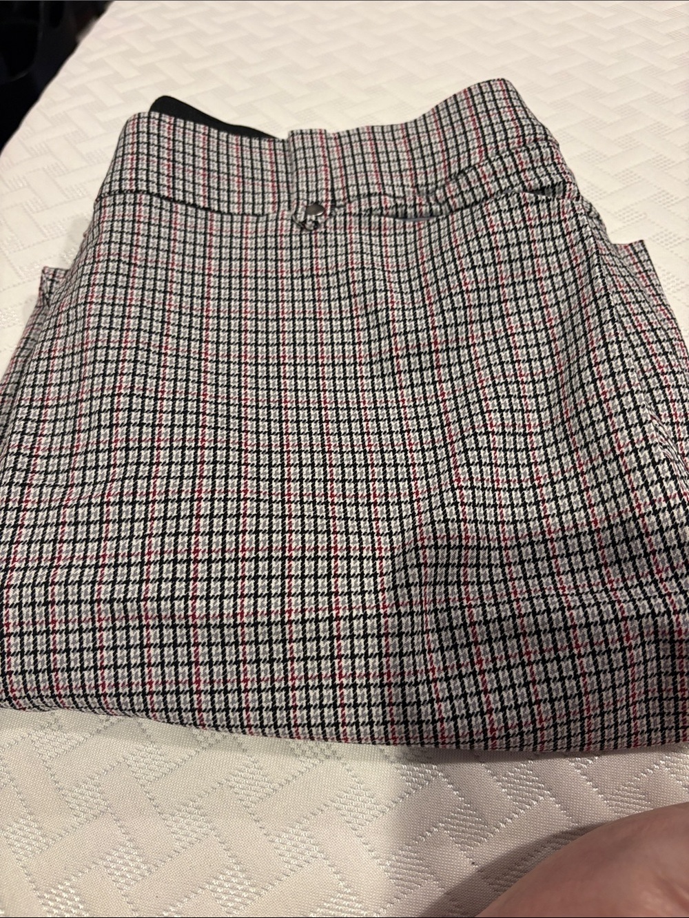 Maurices Black & White Houndstooth Pencil dress pants